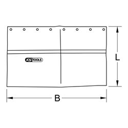 KS Tools Verlängerungstuch
