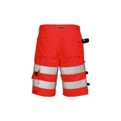 Fristads High Vis Handwerkershorts Kl. 2 2028 PLU Rot (Herren)