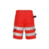 Fristads High Vis Handwerkershorts Kl. 2 2028 PLU Rot (Herren)