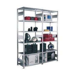 Meta Steckregal Grundregal S3 CLIP 150 GR verzinkt + 5 Böden