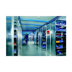 Meta Steckregal Grundregal S3 CLIP 150 GR verzinkt + 5 Böden