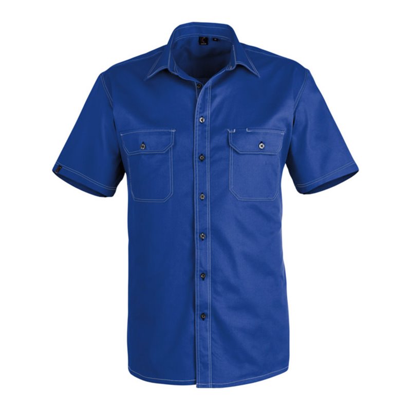 Kübler Shirt-Dress Hemd 7506 kornblumenblau