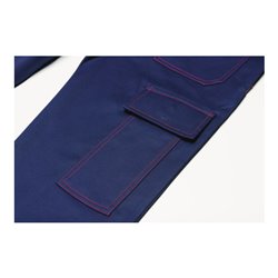 Planam Bundhose 500 g/m² Hitze-/Schweißerschutz marine