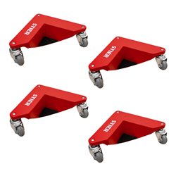 STIER Alu-Eckenroller-Set Tragkraft 100 kg 305x165x85 mm