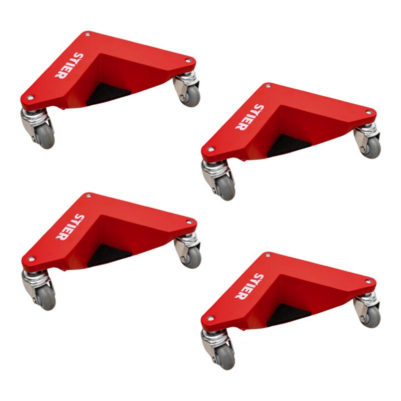 STIER Alu-Eckenroller-Set Tragkraft 100 kg 305x165x85 mm