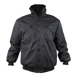 STIER Pilotenjacke Alaska schwarz