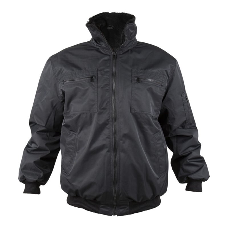 STIER Pilotenjacke Alaska schwarz