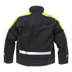 Fristads Baumwoll-Winterjacke 447 FASI Schwarz (Herren)