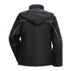 Planam Piper Jacke Winter schwarz/orange