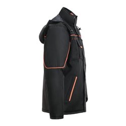 Planam Piper Jacke Winter schwarz/orange