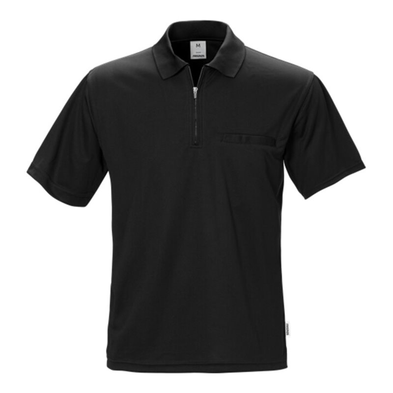 Fristads Coolmax Poloshirt 718 PF Schwarz (Herren)
