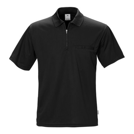 Fristads Coolmax Poloshirt 718 PF Schwarz (Herren)