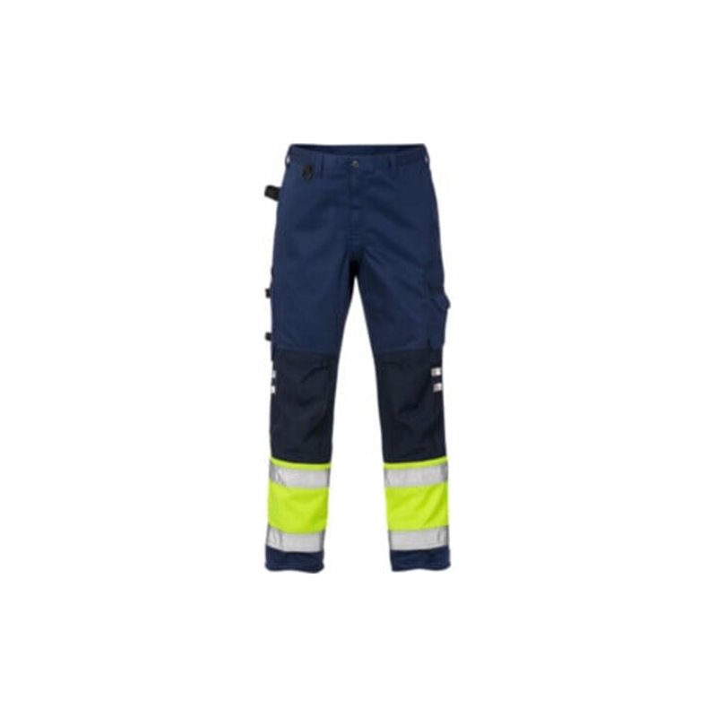 Fristads High Vis Hose Kl. 1 2032 PLU Dunkelblau (Herren)