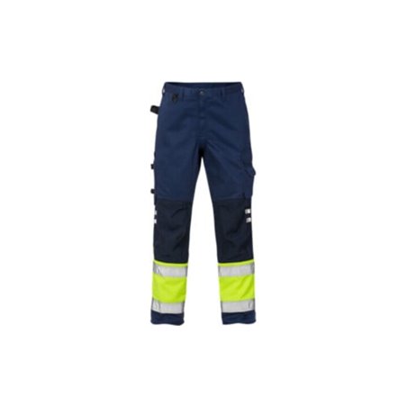 Fristads High Vis Hose Kl. 1 2032 PLU Dunkelblau (Herren)