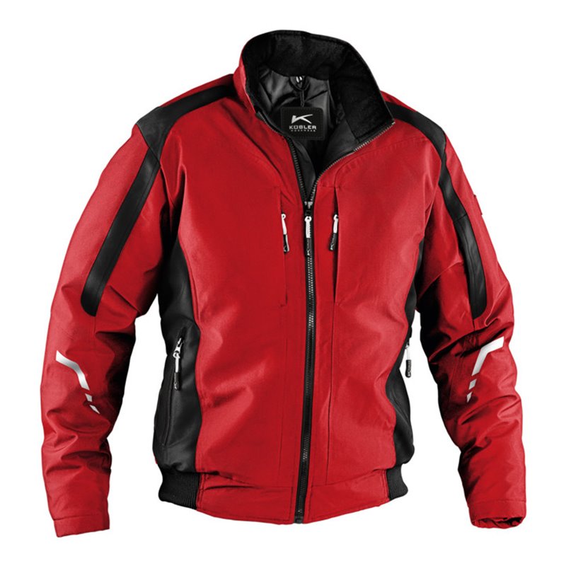 Kübler Wetterjacke 1367 mittelrot/schwarz