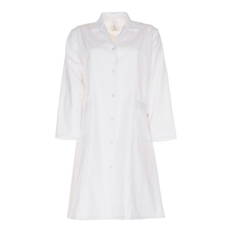 Planam Damen-Mantel 1/1 Arm MG reinweiß