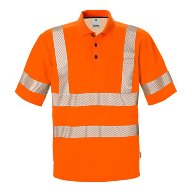 Fristads High Vis Poloshirt Kl. 3 7406 PHV Orange (Herren)