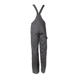 Planam Latzhose 400g/m² Hitze-/Schweißerschutz grau