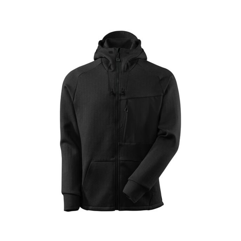 Mascot Kapuzensweatshirt, Reißverschluss Kapuzensweatshirt Schwarz-meliert/Schwarz