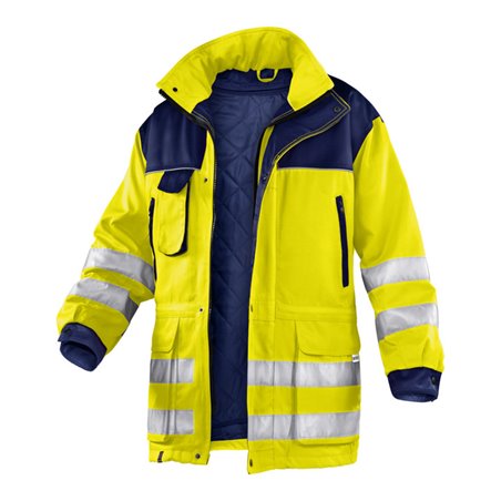 Kübler Wetter-Dress Jacke 1187 warngelb/dunkelblau