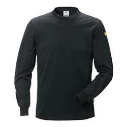 Fristads ESD T-Shirt Langarm 7082 XTM Schwarz (Herren)