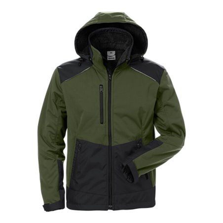Fristads Softshell-Winterjacke 4060 CFJ Grün (Herren)