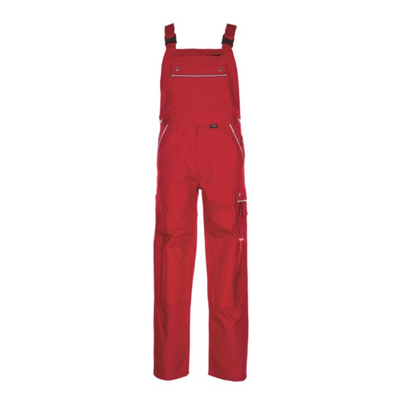 Planam Latzhose Canvas 320 rot