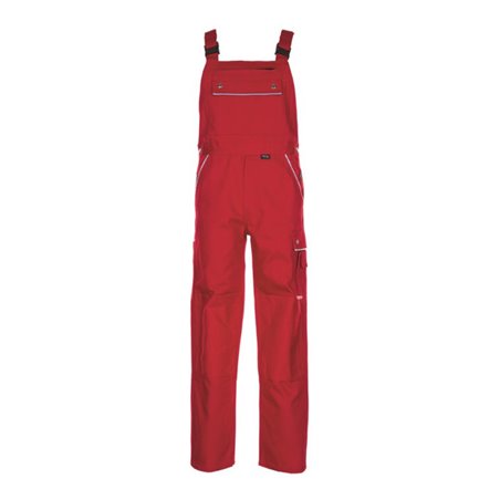 Planam Latzhose Canvas 320 rot