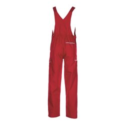 Planam Latzhose Canvas 320 rot