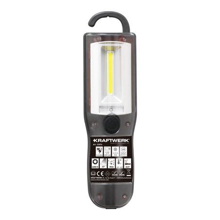 Kraftwerk LED Handlampe Compact 230, wiederaufladbar