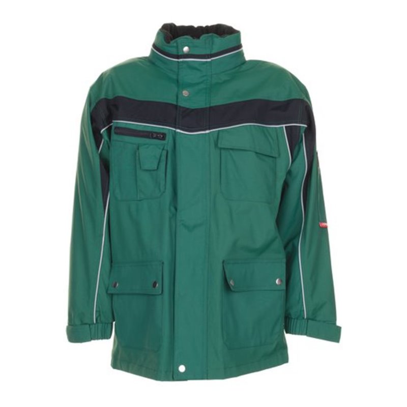 Planam Allwetterjacke Plaline grün/schwarz
