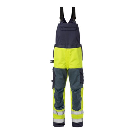 Fristads Flame High Vis Latzhose Kl. 2 1585 FLAM (Herren)