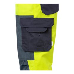 Fristads Flame High Vis Latzhose Kl. 2 1585 FLAM (Herren)