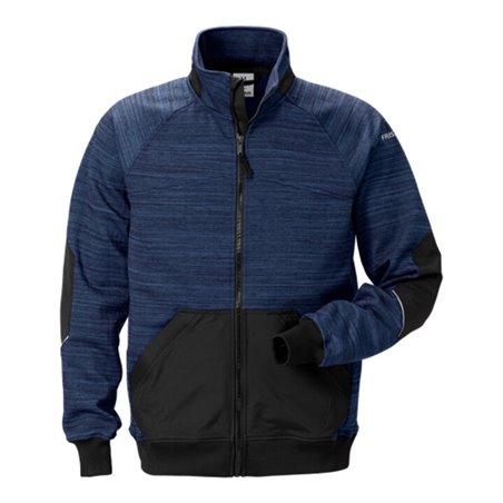 Fristads Sweatjacke 7052 SMP Dunkelblau (Unisex)