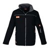 Softshelljacke schwarz/orange