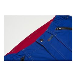 Planam Basalt Arbeitskleidung Bundhose kornblau/rot