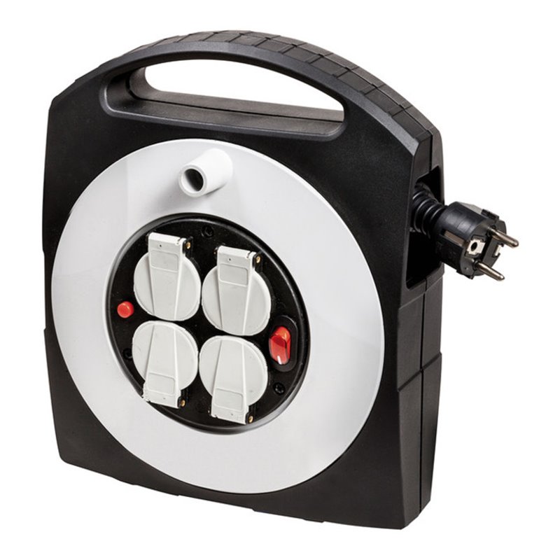 BRENNENSTUHL Primera-Line Box-S schw./li 1095650 10m H05VV-F3G1.5, Schalter 2-poli 1095650