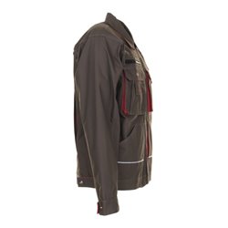 Planam Basalt Arbeitskleidung Bundjacke oliv/rot
