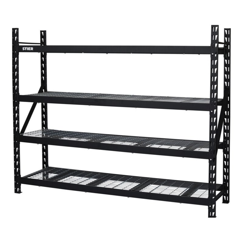 STIER Gitterrost-Fachbodenregal Fachlast 400 kg