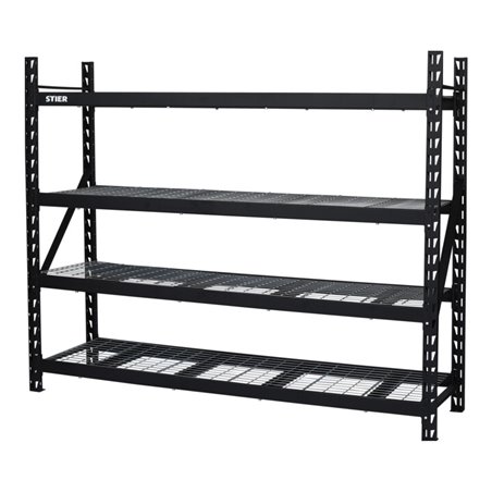 STIER Gitterrost-Fachbodenregal Fachlast 400 kg