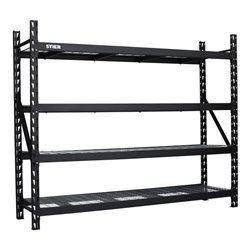 STIER Gitterrost-Fachbodenregal Fachlast 400 kg