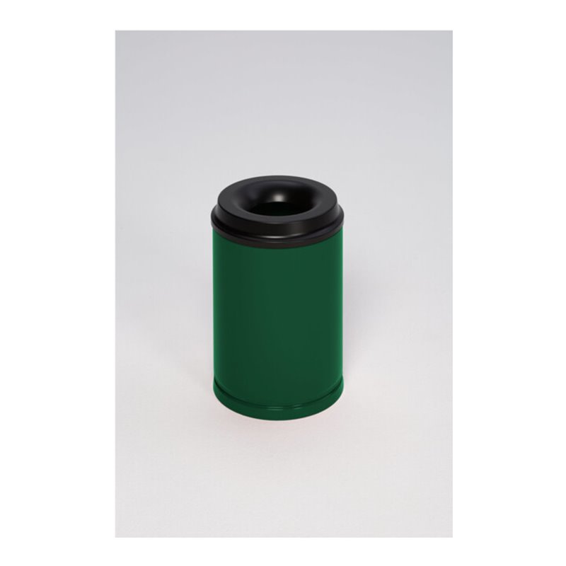 VAR Papierkorb feuersicher Löschkopf, grün