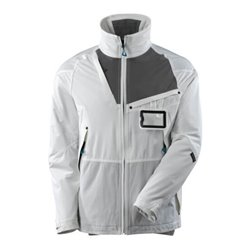 Mascot Jacke, Stretchstoff, geringes Gewicht Arbeitsjacke weiss/dunkelanthrazit