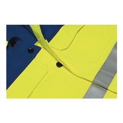 Planam Jacke 1-lagig Major Protect warngelb/kornblau