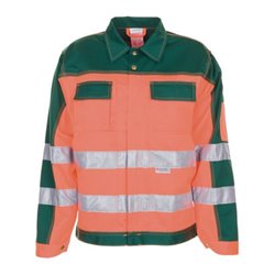 Planam Warn-Bundjacke orange/grün