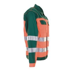 Planam Warn-Bundjacke orange/grün