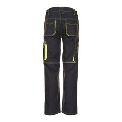 Planam Bundhose Basalt Neon anthrazit/gelb