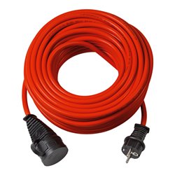 BRENNENSTUHL Verl.-Kabel BREMAXX 50m rot 1169860 N05V3V3-F3G1,5 - Stecker u. Kupplun 1169860
