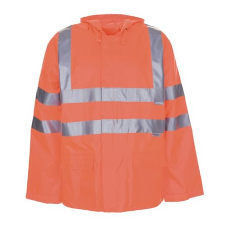 Planam Warnschutz-Regenjacke uni orange