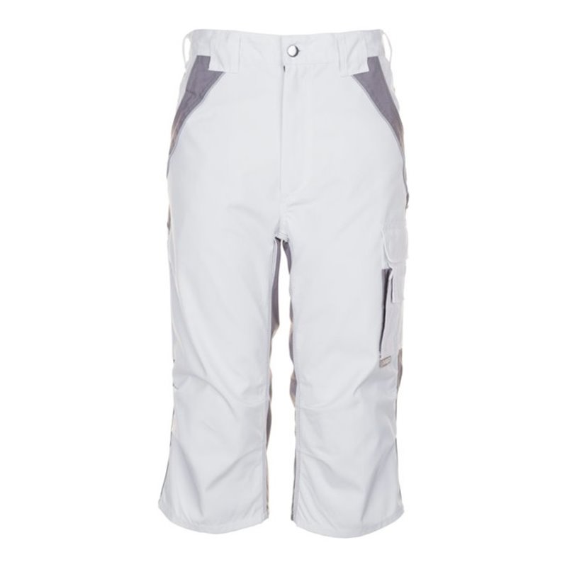 Planam 3/4 Hose Plaline reinweiß/zink